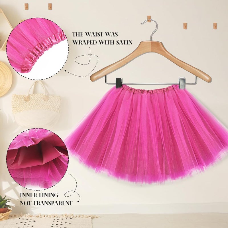 Lainlight Store Tutus for Women, Adult Tutu Skirts for Women 4 Layered Classic Elastic Tulle Tutu Skirts Party Festival Running - Image 2